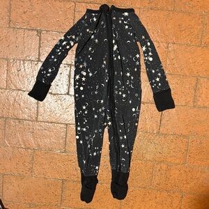 Little Sleepies size 6-12 months constellation star moon zippie